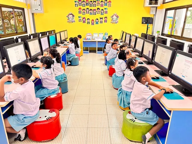 ห้องคอมพิวเตอร์สำหรับระดับปฐมวัย